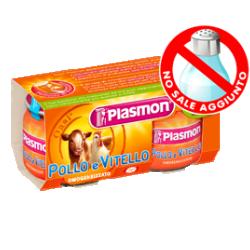 PLASMON OMOGENEIZZATO VITELLO POLLO 80 G X 2 PEZZI - farmaciaverde.it