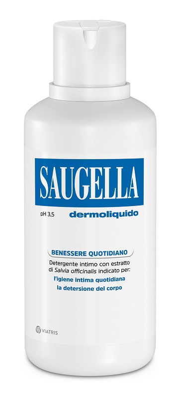 SAUGELLA DERMOLIQUIDO PH 3,5 DETERGENTE INTIMO BENESSERE QUOTIDIANO 500 ML - farmaciaverde.it