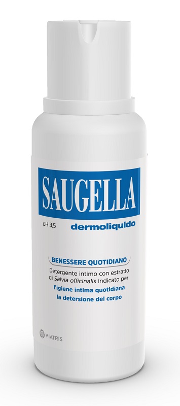 SAUGELLA DERMOLIQUIDO PH 3,5 DETERGENTE INTIMO BENESSERE QUOTIDIANO 250 ML - farmaciaverde.it