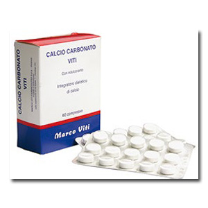 CALCIO CARBONATO VITI 60 COMPRESSE - farmaciaverde.it