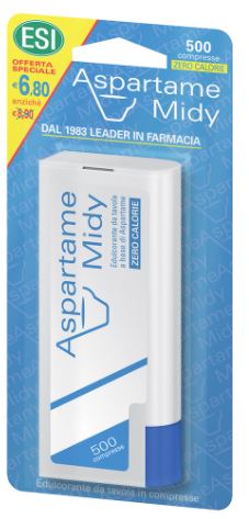 ESI ASPARTAME MIDY 500 COMPRESSE CON DISPENSER - farmaciaverde.it