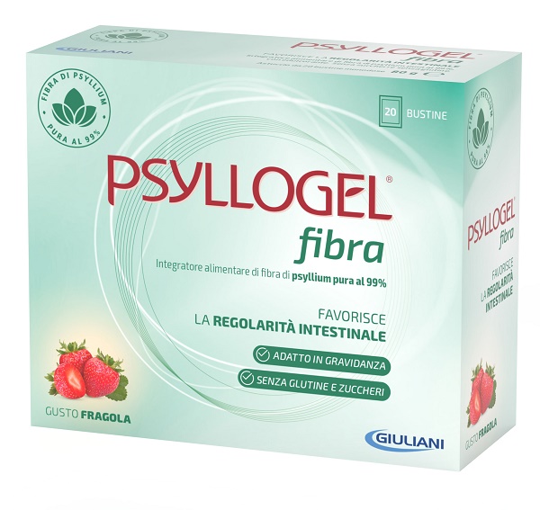 PSYLLOGEL FIBRA FRAGOLA 20 BUSTINE - farmaciaverde.it