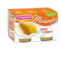 PLASMON OMOGENEIZZATO YOGURT PERA 120 G X 2 PEZZI - farmaciaverde.it