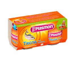 PLASMON OMOGENEIZZATO TROTA VERDURE 80 G X 2 PEZZI - farmaciaverde.it
