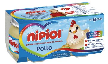 NIPIOL OMOGENEIZZATO POLLO 120 G X 2 PEZZI - farmaciaverde.it