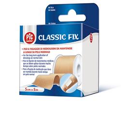 CEROTTO IN ROCCHETTO PIC CLASSIC FIX TELA 5X500 CM FUSTELLA - farmaciaverde.it