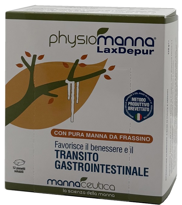 PHYSIOMANNA LAXDEPUR MANNITE DUFOUR 12 PANETTI SOLUBILI DA 10 G - farmaciaverde.it