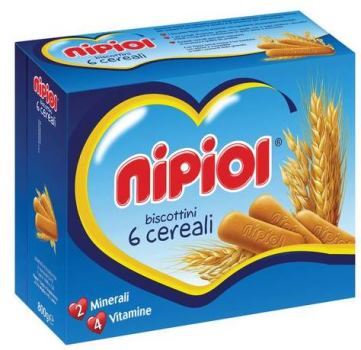 NIPIOL BISCOTTINI 6 CEREALI 800 G - farmaciaverde.it