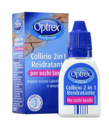 GOCCE OCULARI OPTREX ACTIDROPS 2IN1 REIDRATANTE OCCHI STANCHI 1 PEZZO - farmaciaverde.it