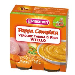 PLASMON OMOGENEIZZATO PAPPE VITELLO/VERDURA/RISO 190 G X 2 PEZZI - farmaciaverde.it