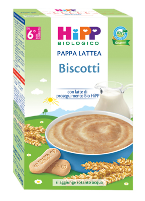 HIPP BIO PAPPA LATTEA BISCOTTI 250 G - farmaciaverde.it