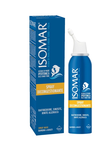 ISOMAR NASO CHIUSO SOLUZIONE ACQUA DI MARE IPERTONICA PER DECONGESTIONE NASO CHIUSO 50 ML - farmaciaverde.it