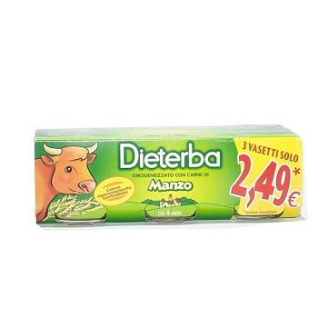 DIETERBA OMOGENEIZZATO MANZO 3 PEZZI 80 G - farmaciaverde.it