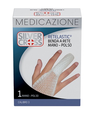 BENDA SILVER CROSS RETEL MANO/POLSO CALIBRO 3 1 PEZZO - farmaciaverde.it