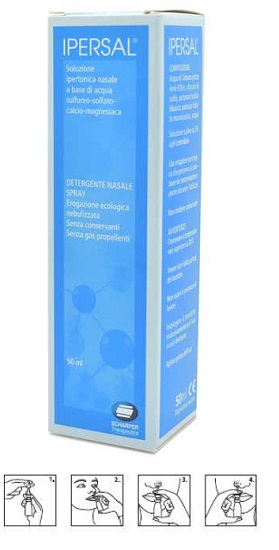 SOLUZIONE IPERTONICA IPERSAL SPRAY NASALE 50 ML - farmaciaverde.it