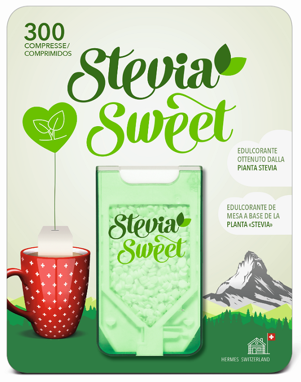 HERMESETAS STEVIA 300 COMPRESSE - farmaciaverde.it