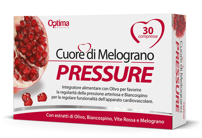 CUORE DI MELOGRANO PRESSURE 30 COMPRESSE 1 G - farmaciaverde.it