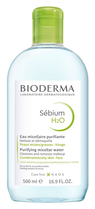 SEBIUM H2O ACQUA MICELLARE DETERGENTE PURIFICANTE 500 ML - farmaciaverde.it
