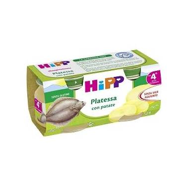 HIPP OMOGENEIZZATO PLATESSA CON PATATE 2X80 G - farmaciaverde.it