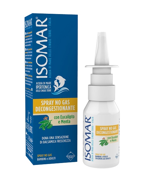 ISOMAR SOLUZIONE ACQUA MARE NASO IPERTONICA NASO SPRAY DECONGESTIONANTE 30 ML - farmaciaverde.it