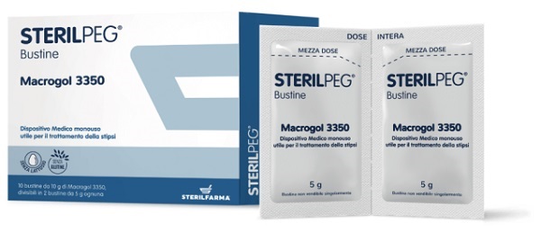 STERILPEG MACROGOL 3350 10 BUSTINE BIPARTITE 10 G - farmaciaverde.it