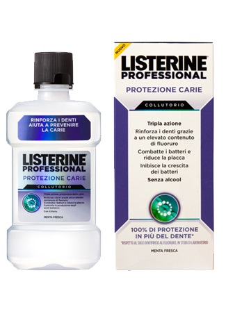 LISTERINE PROFESSIONAL PROTEZIONE CARIE 250 ML - farmaciaverde.it