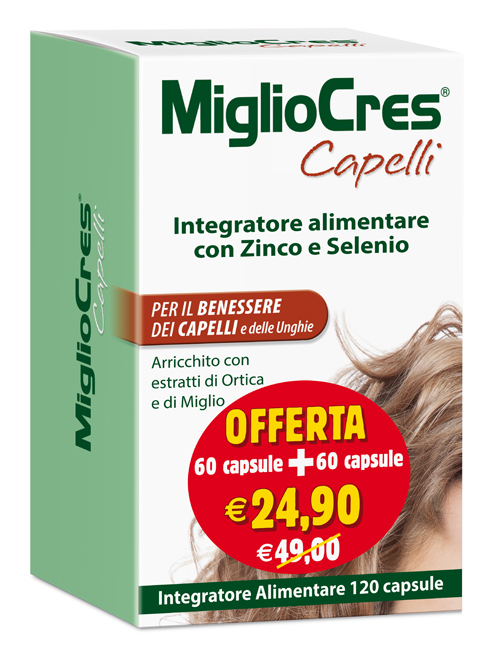 MIGLIOCRES 60+60 CAPSULE 60 G PROMOZIONE - farmaciaverde.it