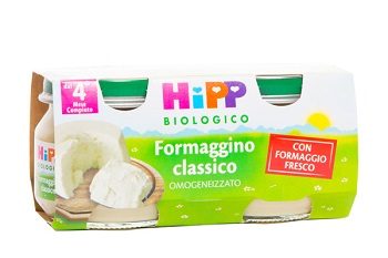 HIPP BIO OMOGENEIZZATO FORMAGGINO CLASSICO 2X80 G - farmaciaverde.it