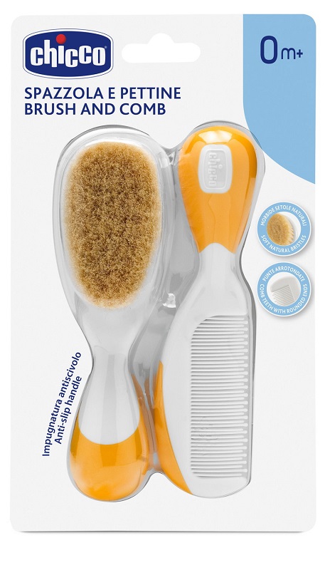 CHICCO SPAZZOLA + PETTINE ARANCIONE - farmaciaverde.it