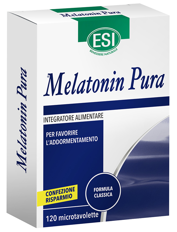 ESI MELATONIN PURA 120 MICROTAVOLETTE - farmaciaverde.it