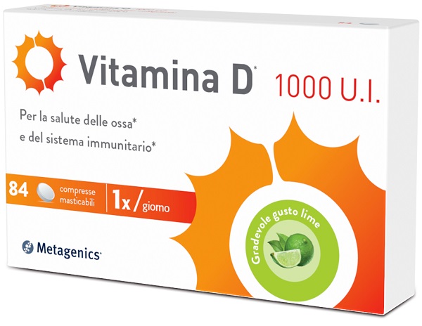 VITAMINA D 1000 UI 84 COMPRESSE MASTICABILI - farmaciaverde.it