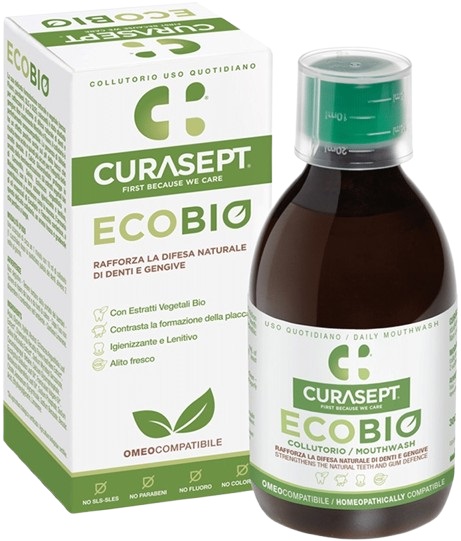 CURASEPT COLLUTORIO ECOBIO 300 ML PHARMADENT - farmaciaverde.it