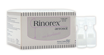 FIALA PER AEROSOL RINOREX BICARBONATO 25 FIALE 3 ML - farmaciaverde.it