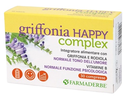 GRIFFONIA HAPPY COMPLEX 30 COMPRESSE - farmaciaverde.it