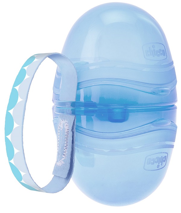 CHICCO PORTASUCCHIETTO DOPPIO BLU 1 PEZZO - farmaciaverde.it