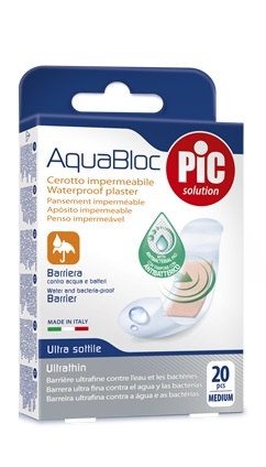 CEROTTO PIC AQUABLOC 19X72MM ANTIBATTERICO 20 PEZZI - farmaciaverde.it