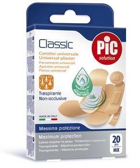 CEROTTO PIC CLASSIC MIX ANTIBATTERICO 20 PEZZI - farmaciaverde.it