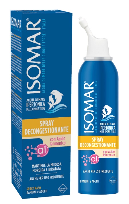 ISOMAR SPRAY DECONGESTIONANTE ACIDO IALURONICO 100 ML - farmaciaverde.it