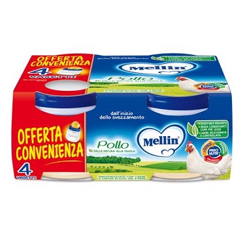 MELLIN OMOGENEIZZATO POLLO 4X80 G - farmaciaverde.it
