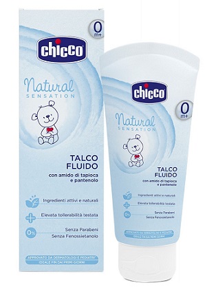 CHICCO TALCO FLUIDO NATURAL SENSATION 100 ML - farmaciaverde.it