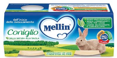 MELLIN OMOGENEIZZATO CONIGLIO 2 X 80 G - farmaciaverde.it