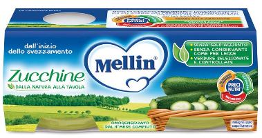 MELLIN OMOGENEIZZATO ZUCCHINE 2 X 80 G - farmaciaverde.it