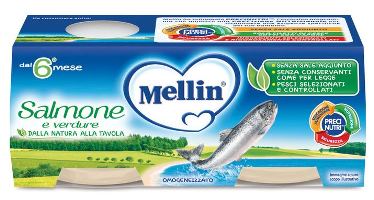 MELLIN OMOGENEIZZATO SALMONE 2 X 80 G - farmaciaverde.it