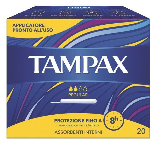 TAMPAX BLUE BOX REGULAR 20 PEZZI - farmaciaverde.it