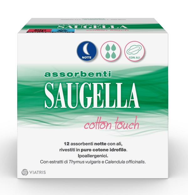 SAUGELLA COTTON TOUCH ASSORBENTI NOTTE 12 PEZZI TAGLIO PREZZO - farmaciaverde.it