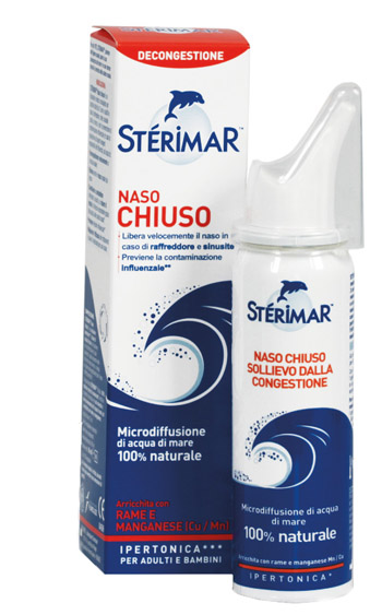 STERIMAR IPERTONICO NASO CHIUSO RAME E MANGANESE SPRAY 50 ML - farmaciaverde.it