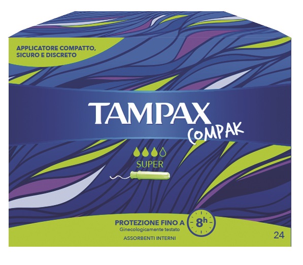 TAMPAX COMPAK SUPER 24 PEZZI - farmaciaverde.it