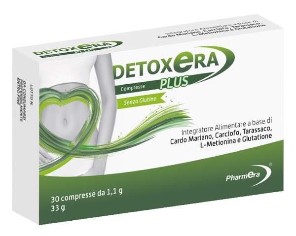 DETOXERA PLUS INTEGRATORE ALIMENTARE PER STIPSI E TRANSITO INTESTINALE 30 COMPRESSE - farmaciaverde.it