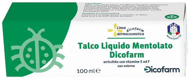 DICOFARM TALCO LIQUIDO MENTOLATO 100 ML - farmaciaverde.it