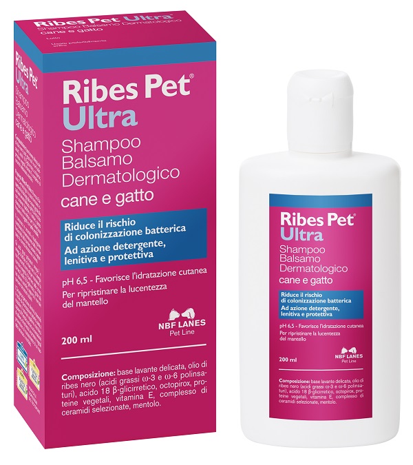 RIBES PET ULTRA SHAMPOO DERMATOLOGICO FLACONE 200 ML - farmaciaverde.it